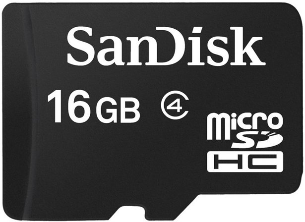 Карта памяти Micro SD SanDisk 16GB 4 Class
