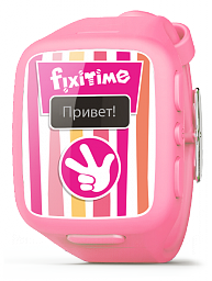 FixiTime Smart Watch - детские часы-телефон с Gps трекером розовые