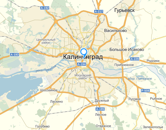 Карта Калининграда помощь в установке и обновлении