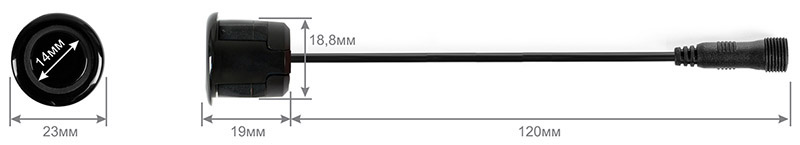 Парктроник Parkmaster 47-4-A Серебристый для заднего бампера - 9.jpg